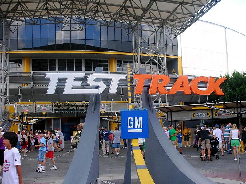 Test Track no Disney's Epcot