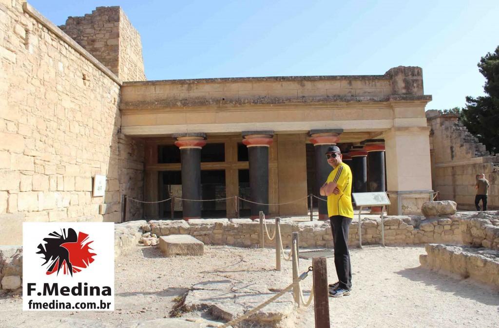 2013 - Grecia - FMedina em Creta - Palacio de Knossos 1