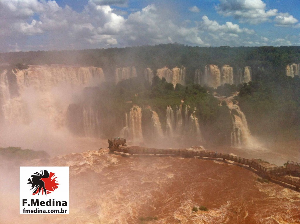2013 - FMedina em Foz do Iguacu - Cataratas com alta vazao 6