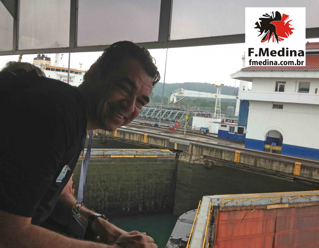 2013 - Panama - FMedina e Fam no Canal do Panama - Gatun 1