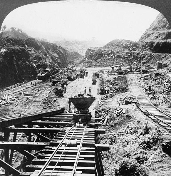 Contrucao Canal do Panama 1907