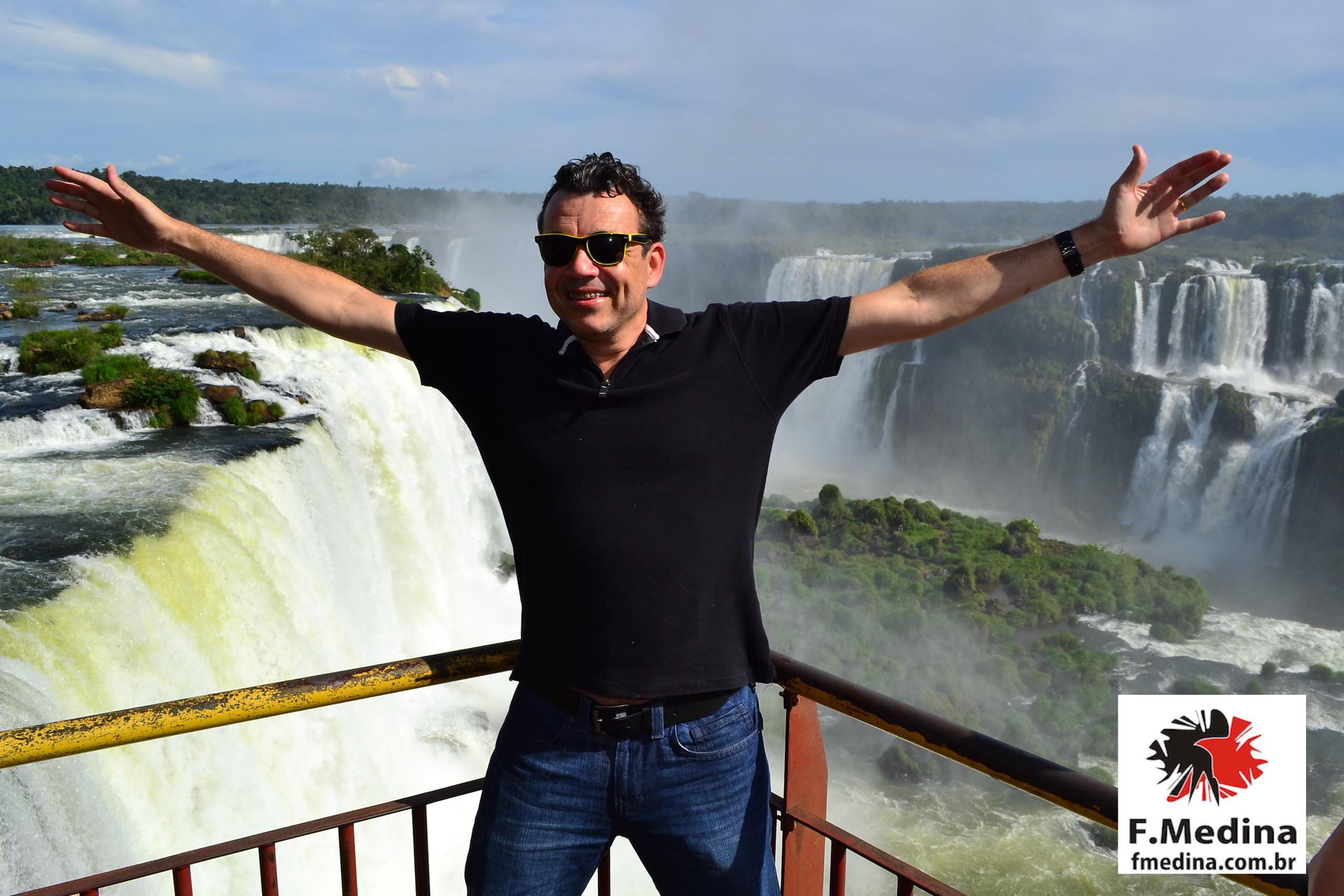 Chico nas Cataratas do Iguaçu - MDC