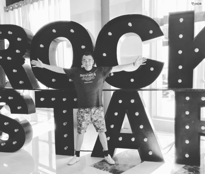 Eu no Hard Rock - Punta Cana - 2016